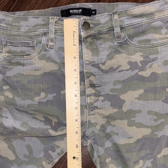 Hudson Barbara Super Skinny Camo Jeans - Picture 8 of 9